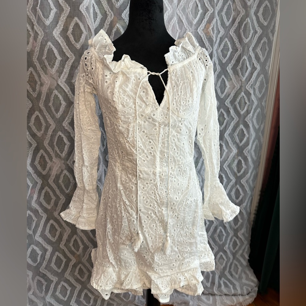 Parisian Tall. From ASOS white eyelet dress!